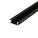black shallow recessed aluminum channel