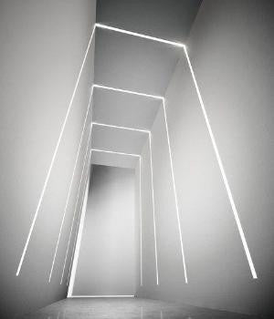 1" Ceiling/Wall Recessed Linear LED Lighting Profile ~ Model Belfast - Wired4Signs USA - Buy LED lighting online