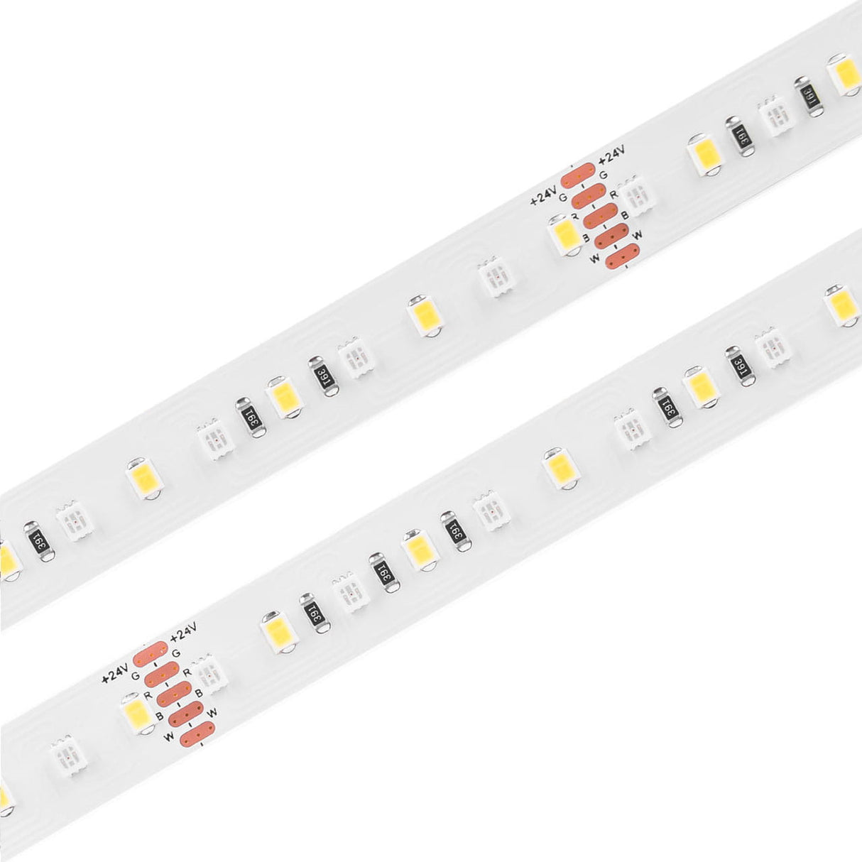 High CRI RGBW IP20 LED Strip (24V) ~ Iris Series - Wired4Signs USA - Buy LED lighting online