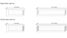 12 modules Samsung chip 3 Edge-lit High power LED module (12V) ~ Sunflower Series - Wired4Signs USA - Buy LED lighting online