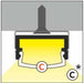 C End Cap for Begton12 Profile - Wired4Signs USA - Buy LED lighting online