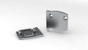 Aluminum end cap for Wall LED Lamp w/out cable hole - Wired4Signs USA - Buy LED lighting online