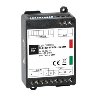 RGBW 4-Channel LED Dimmer with DMX Control ~ Model DLX1224-4CV-DMX | Wired4Signs USA