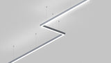 Direct/Indirect Linear Pendant Lighting LED Channel ~ Model DPL70FL - Wired4Signs USA - Buy LED lighting online