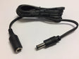 LED DC Connector Cable (1.8m or 5.9ft) Black - Non Water Proof - Wired4Signs USA - Buy LED lighting online