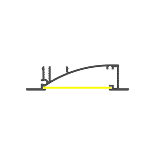 Cove Light Recessed Drywall LED Channel ~ Model Flat8 - Wired4Signs USA - Buy LED lighting online