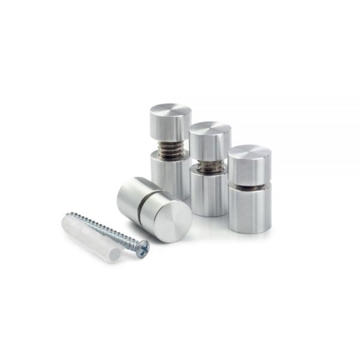 Gyford 1/2"D x 1/2"L Aluminum Signage Standoff Kit ~ SIMPLY Standoffs - Wired4Signs USA - Buy LED lighting online