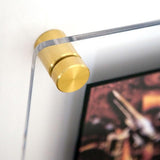 Gyford 1"D x 1"L Aluminum Signage Standoff Kit ~ SIMPLY Standoffs - Wired4Signs USA - Buy LED lighting online