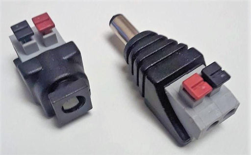 DC Jack and Plug Screwless Wire Connector - Wired4Signs USA - Buy LED lighting online