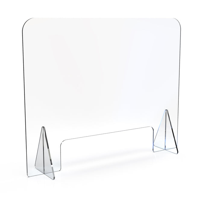 Standard Portable Plastic Sneeze Guard - Wired4Signs USA - Buy LED lighting online