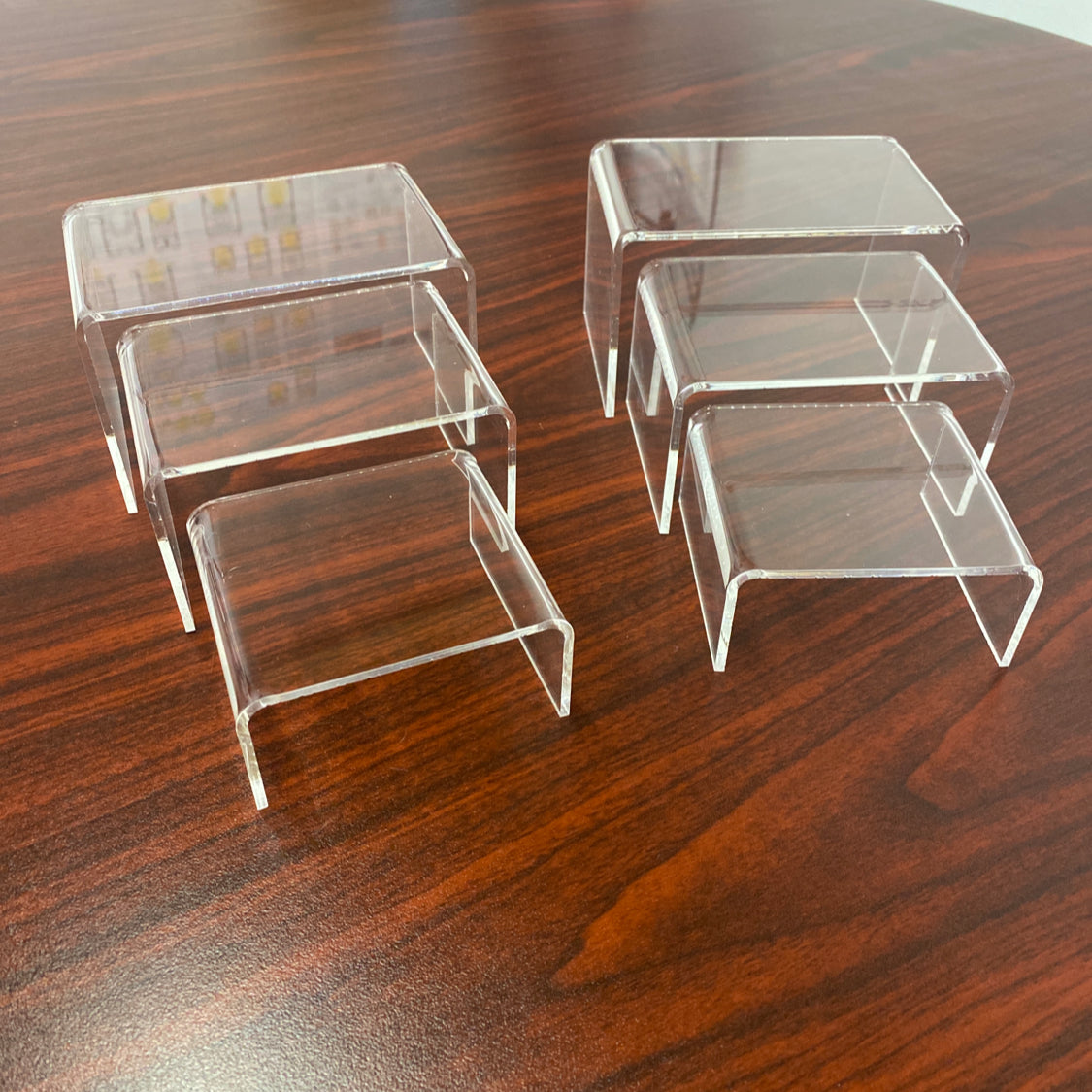 Nesting Acrylic Display Riser Set (Bulk Pack) ~ Promo Series - Wired4Signs USA - Buy LED lighting online