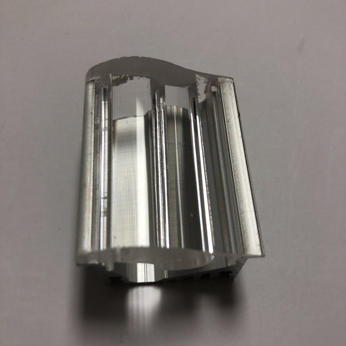 Asymetric optic lens for Alu-Asymetric LED profile - Wired4Signs USA - Buy LED lighting online