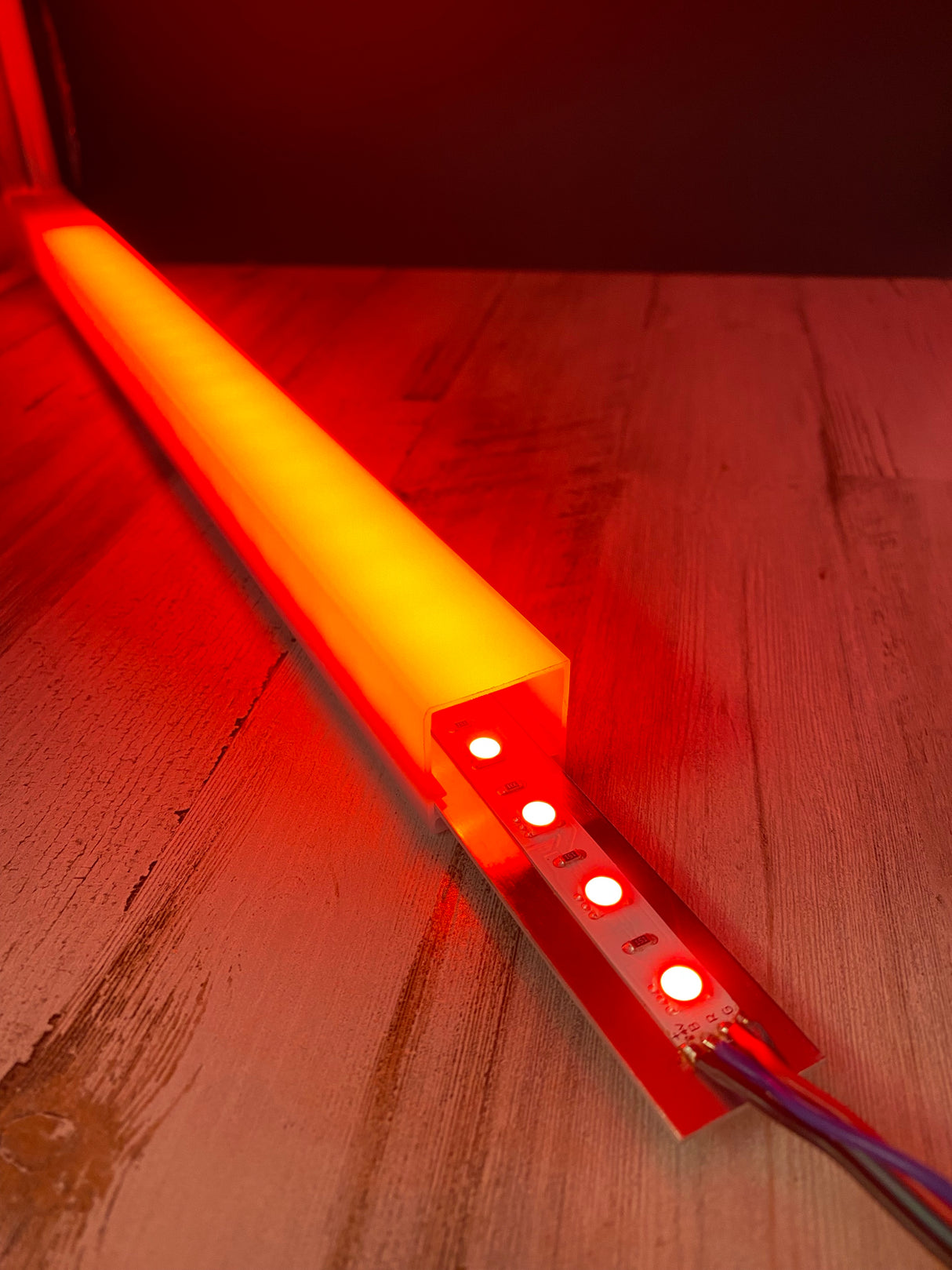 Square Polycarbonate LED Diffuser Square Tube ~ Model Visby - Wired4Signs USA - Buy LED lighting online