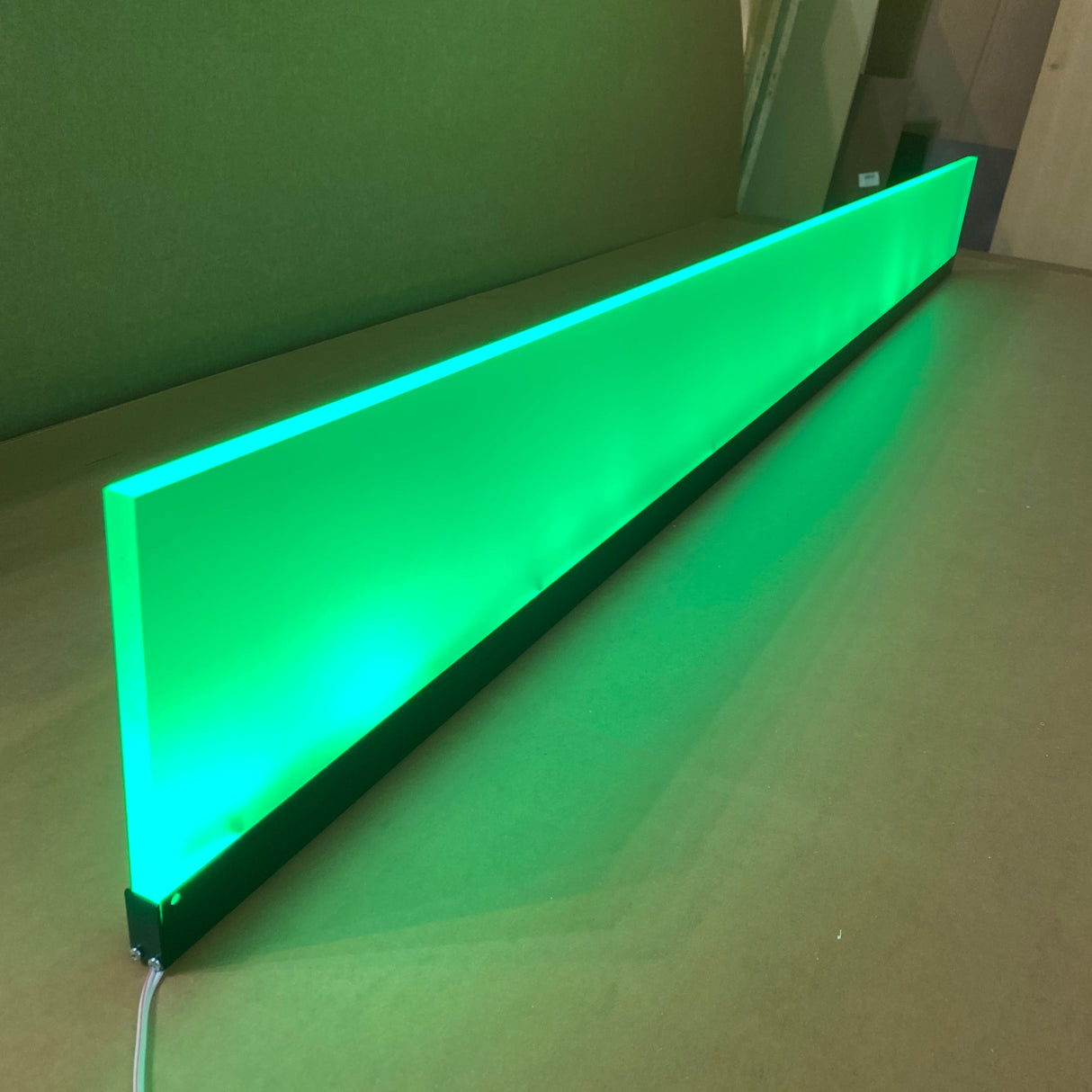 Edge-lit Acrylic Sign Base Channel ~ Model Hannover - Wired4Signs USA - Buy LED lighting online