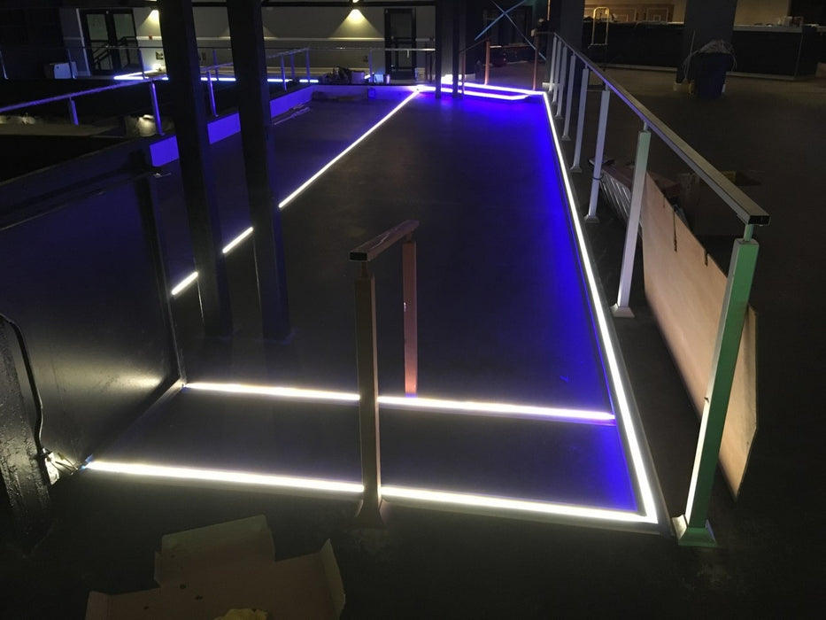 Silver LED Stair Light Channel ~ Model Alu-Stair2 - Wired4Signs USA - Buy LED lighting online