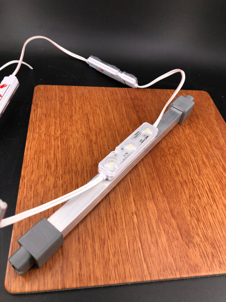Square Tube Light Adaptor - Wired4Signs USA - Buy LED lighting online