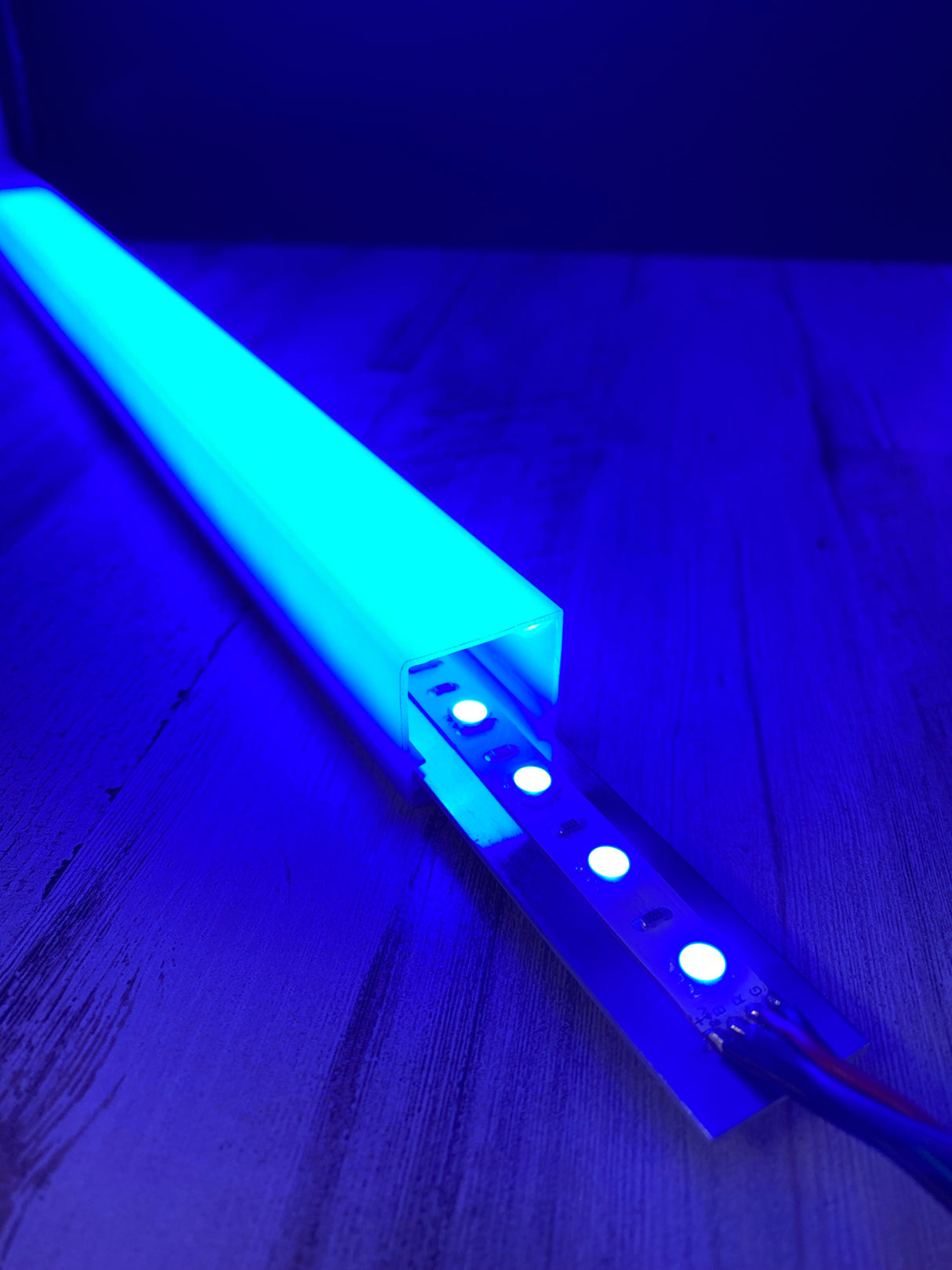 Square Polycarbonate LED Diffuser Square Tube ~ Model Visby - Wired4Signs USA - Buy LED lighting online