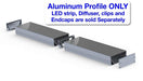 3.15" Surface Mount LED Strip Channel ~ Model PLW80N - Wired4Signs USA - Buy LED lighting online