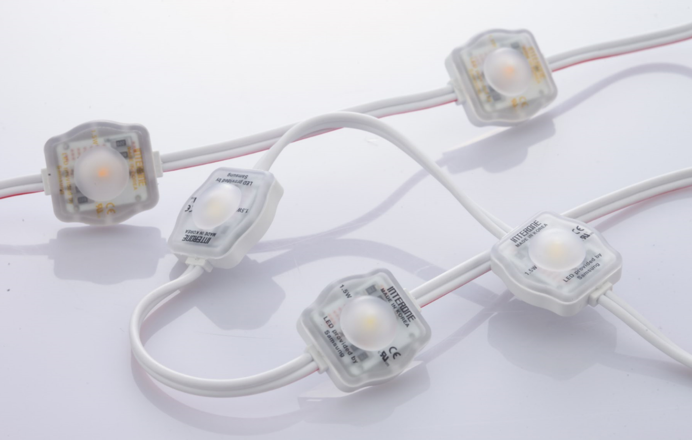 White 1LED Samsung V05 LED Sign Modules ~ 5 Year Warranty