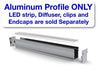 Surface Mount LED Strip Channel ~ Model SLW20 [Profile Only] - Wired4Signs USA - Buy LED lighting online