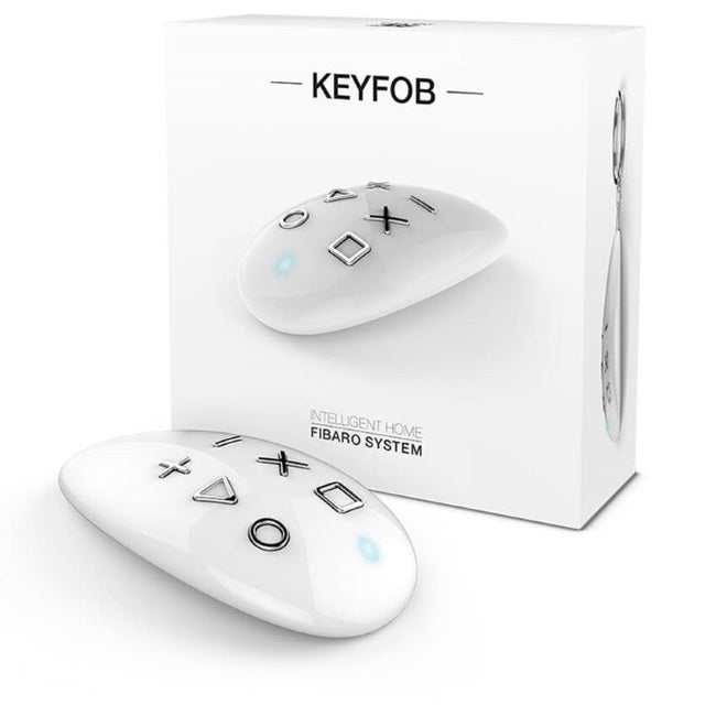 Fibaro Z Wave KeyFob - White - Wired4Signs USA - Buy LED lighting online