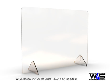 Economy 1/8" Sneeze Guard - Wired4Signs USA - Buy LED lighting online