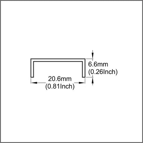 LED Mounting Plate for Linea20 Profile - Wired4Signs USA - Buy LED lighting online