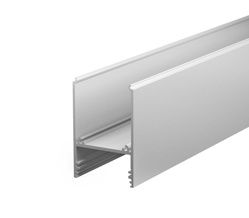 Profilé aluminium en U de 4 pieds pour ruban LED (LUX710) - LED Montreal