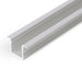 Aluminum LED channel white background