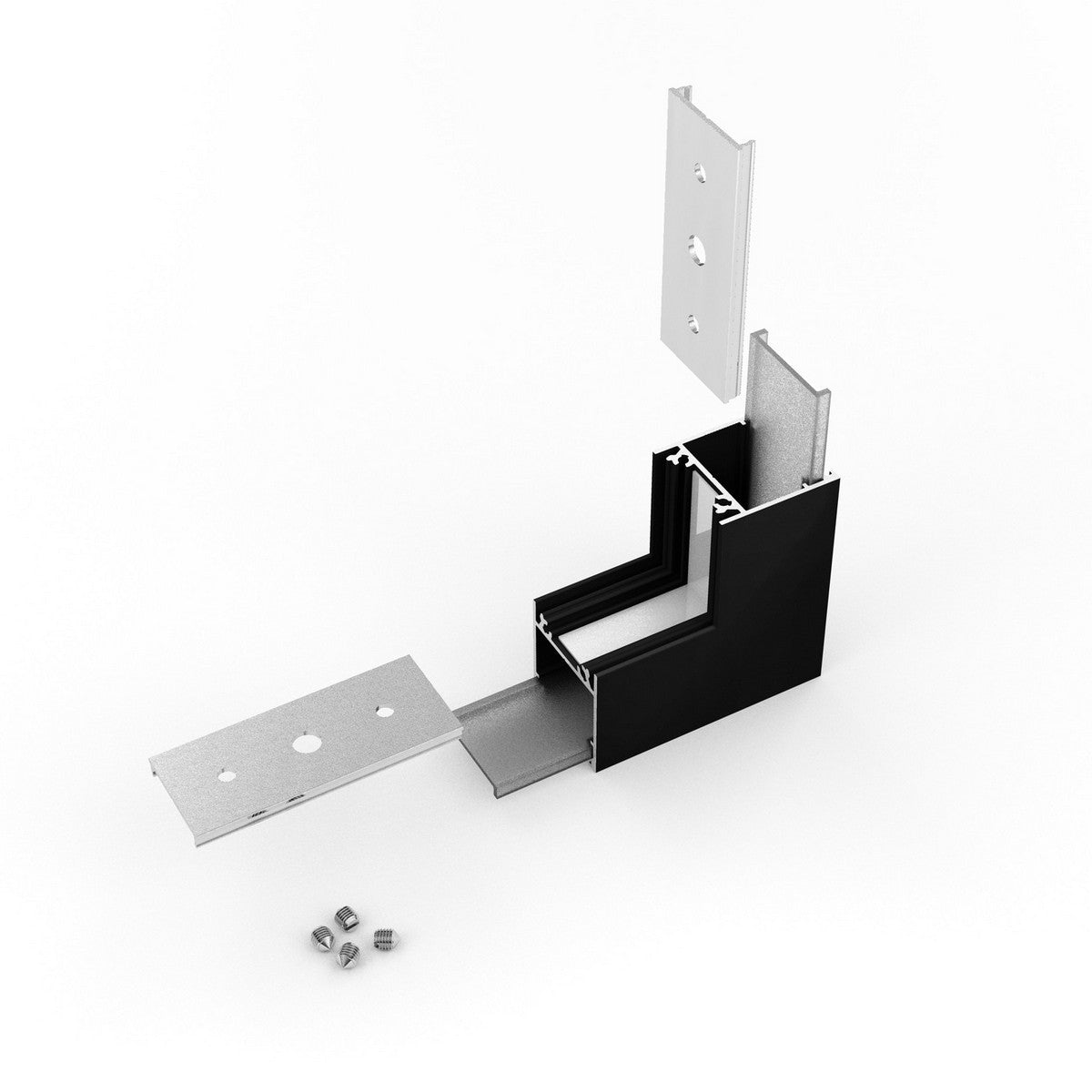 270 Degree Perpendicular Connector for Linea20 Profile - Wired4Signs USA - Buy LED lighting online