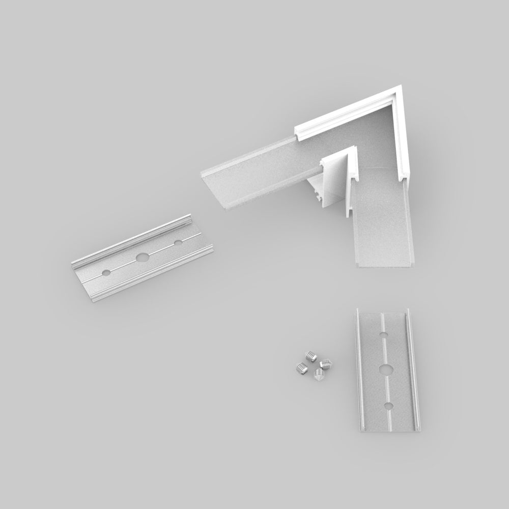 60 Degree Corner Connector for Linea20 Profile - Wired4Signs USA - Buy LED lighting online