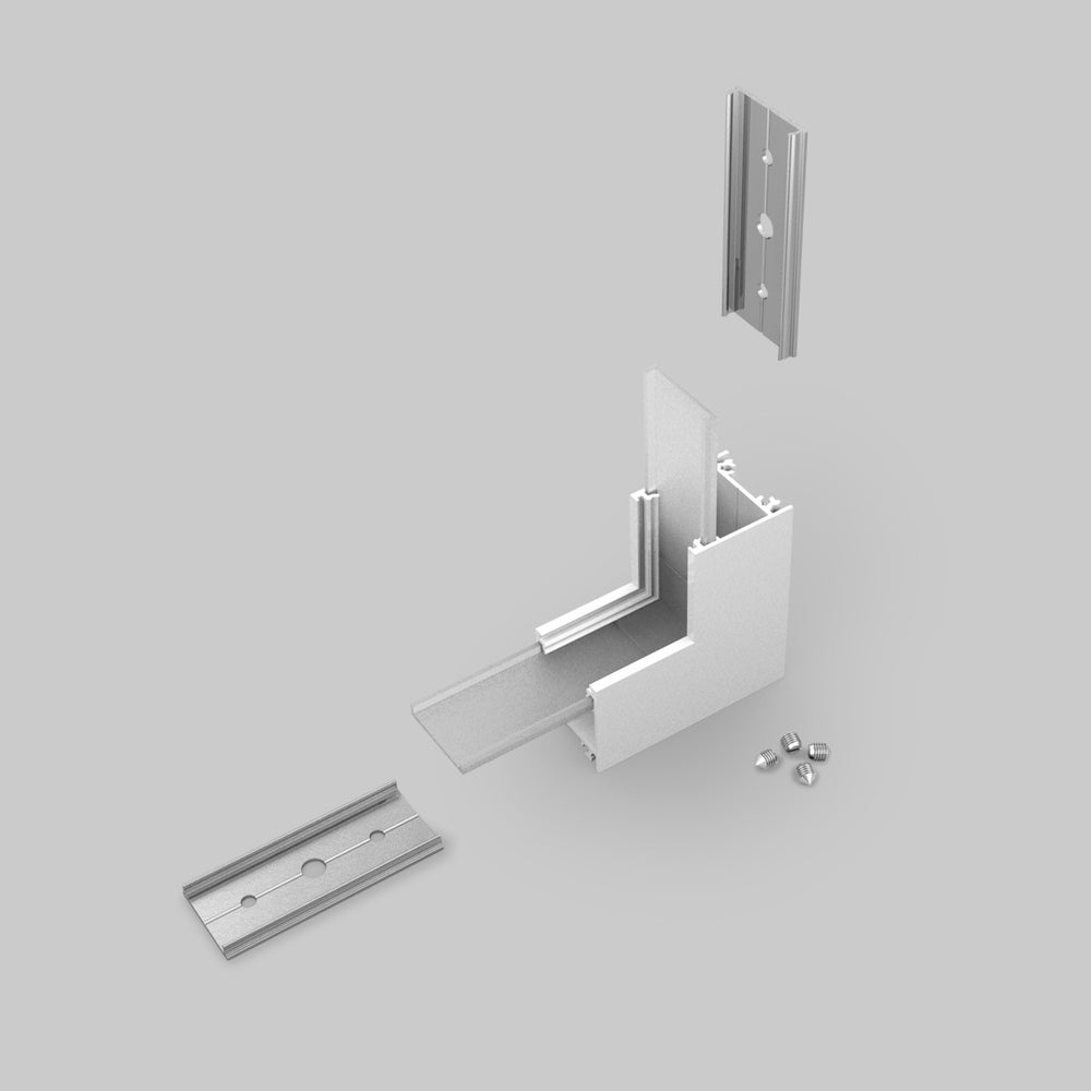 90 Degree Perpendicular Connector for Linea20 Profile - Wired4Signs USA - Buy LED lighting online