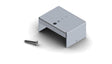 new, Gypsum ceiling Trimless installation mounting bracket for PL55 led profile - Wired4Signs USA - Buy LED lighting online