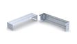 Mounting bracket for gypsum ceiling installation for RPLW116 LED profile - Wired4Signs USA - Buy LED lighting online