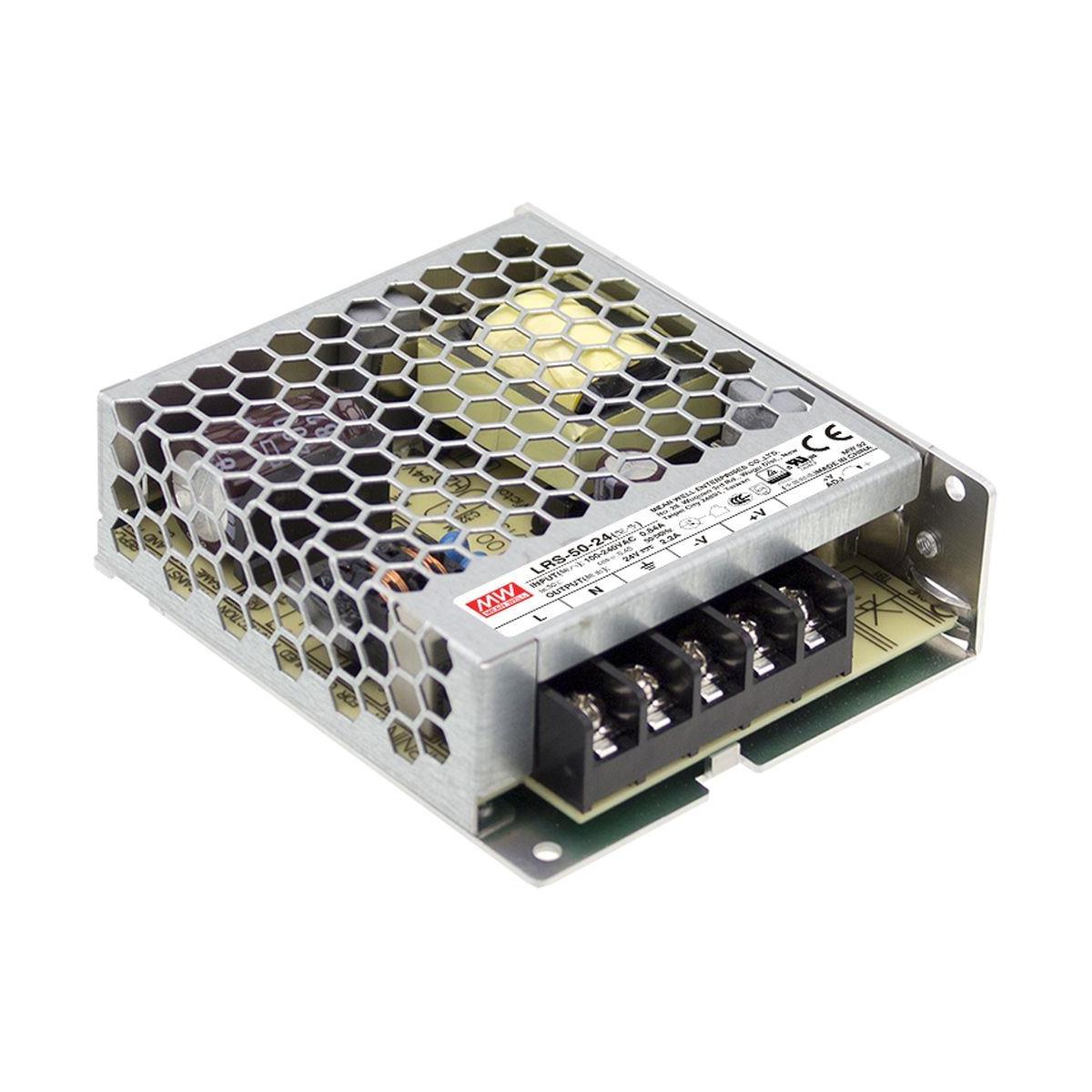 Indoor Enclosed LED Driver (24V) ~ Meanwell LRS Series - Wired4Signs USA - Buy LED lighting online