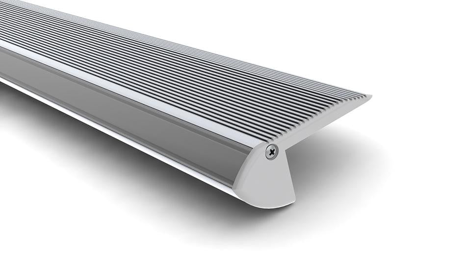 ABS end cap for ALU-Stair, left - Wired4Signs USA - Buy LED lighting online