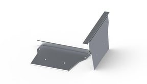 Aluminum end cap for RPLW80FL LED profile w/out cable hole Individual Endcap - Wired4Signs USA - Buy LED lighting online