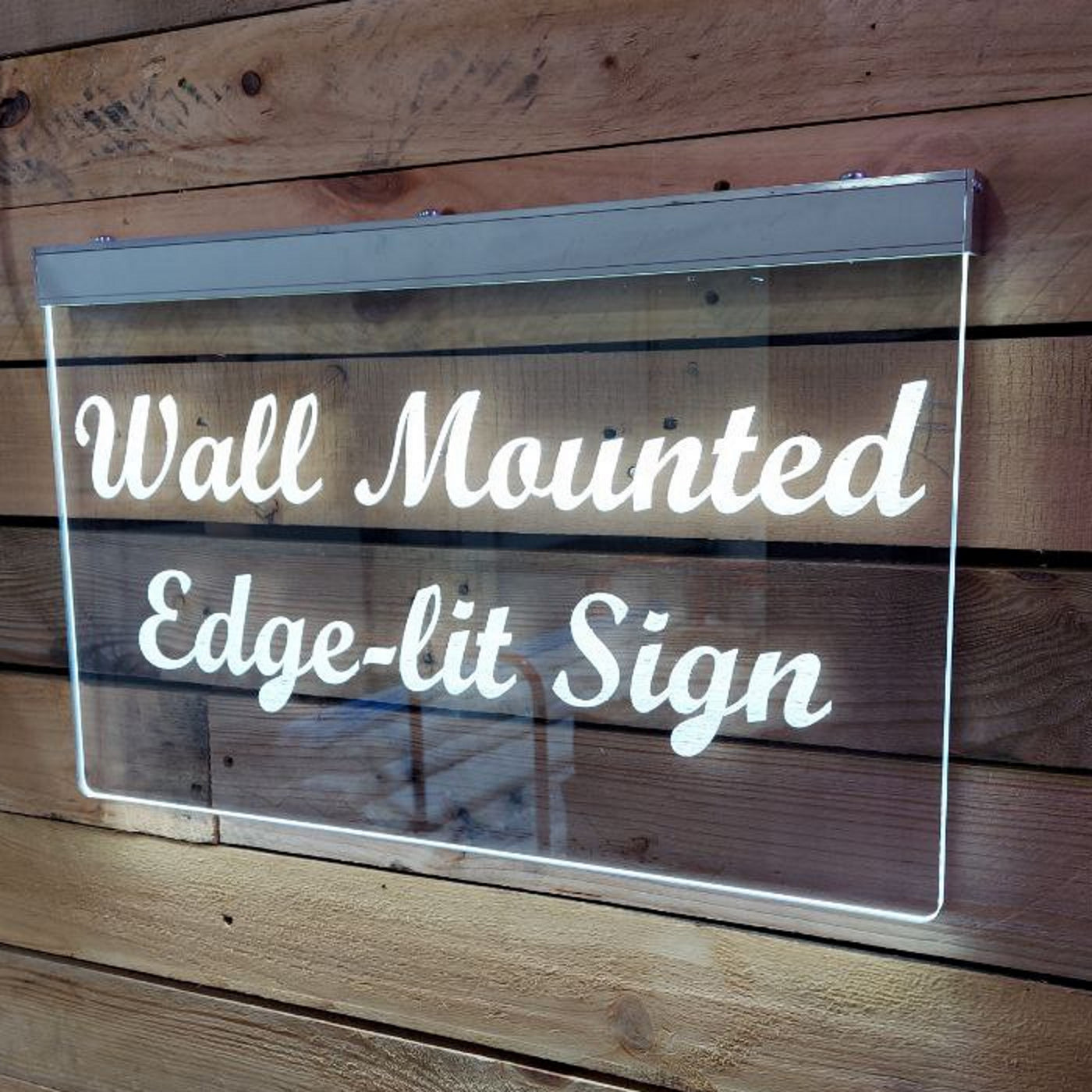 Edge-lit Acrylic Sign Base Channel for sale | Best Prices Online