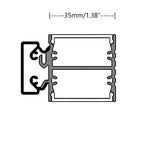 (Discontinued) Double-Sided LED Wall Sconce Channel ~ Model PL35D - Wired4Signs USA - Buy LED lighting online
