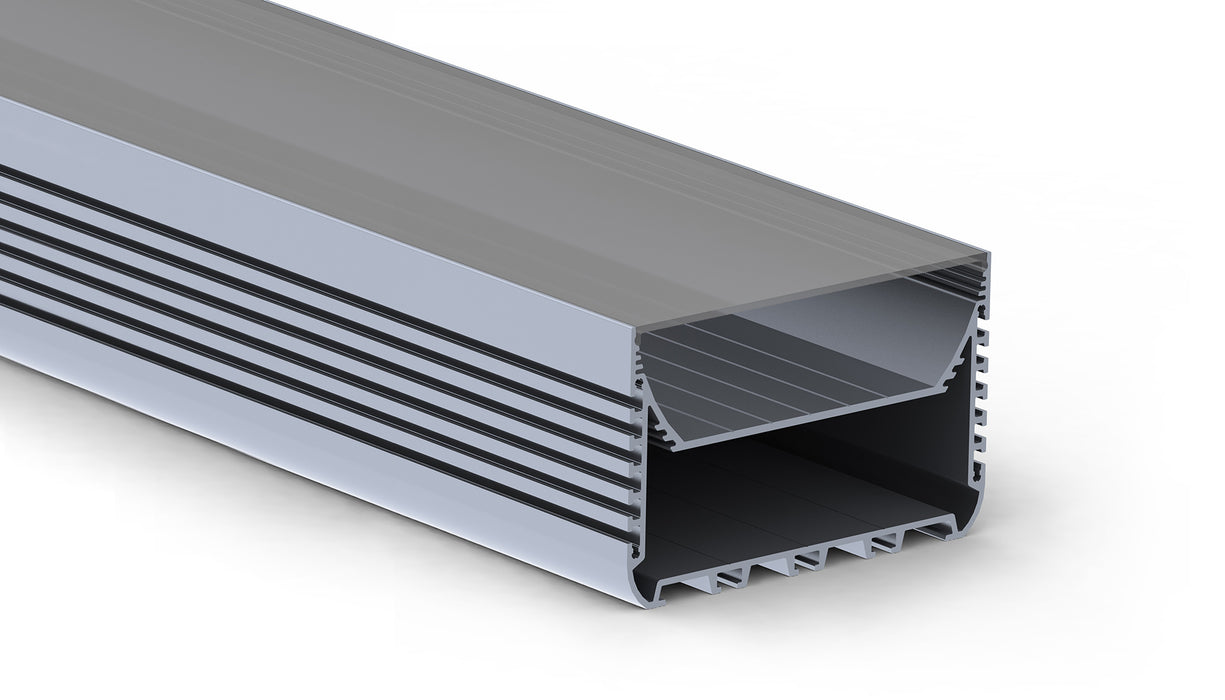 4.45" Surface/Flush or Linear LED suspension Lighting Channel ~ Model PLW116 - Wired4Signs USA - Buy LED lighting online