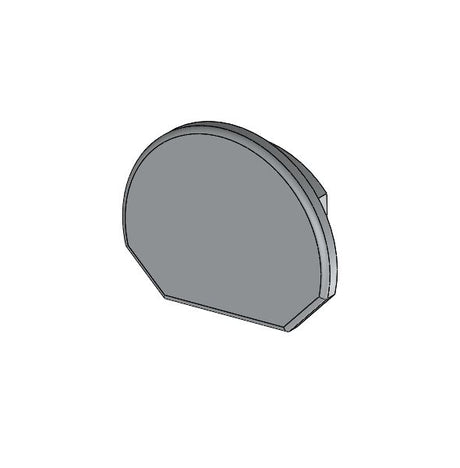 D End Cap for Quarter10 Profile - Wired4Signs USA - Buy LED lighting online