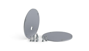 Aluminum End Caps for Alu-Round 52 Profile - Wired4Signs USA - Buy LED lighting online