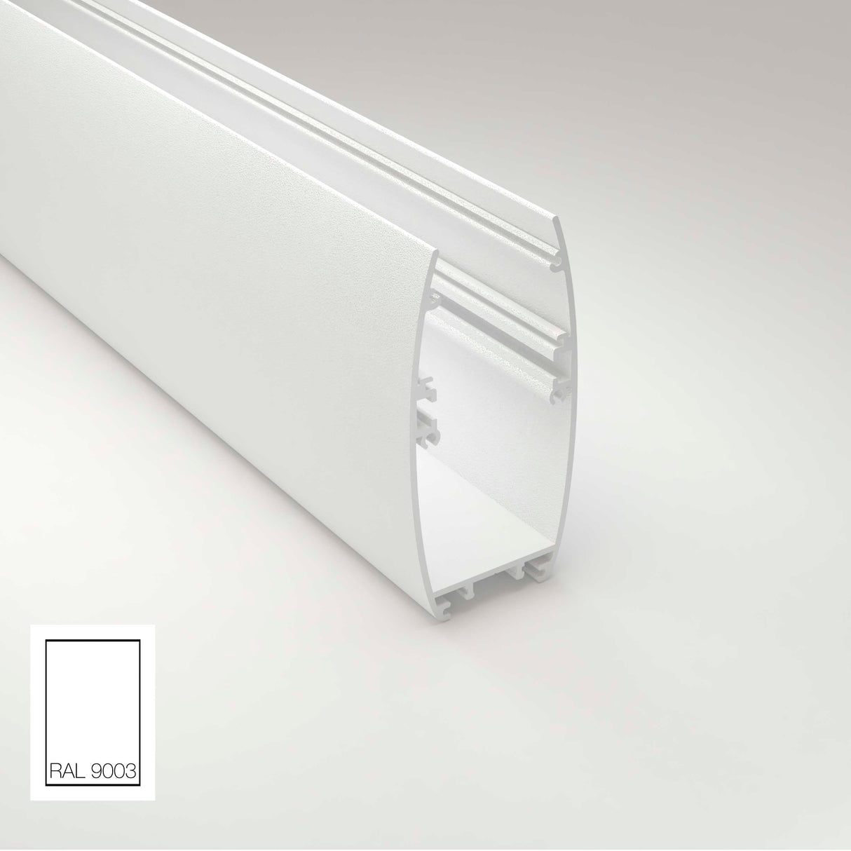 Elegant Pendant Light Channel ~ Model Ricardo | Wired4signs USA | Linear channel, Polycarbonate panels, Lightweight channel