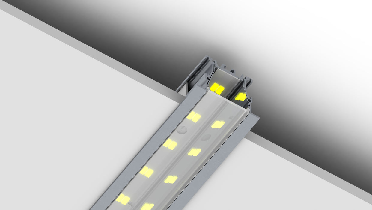 Recess LED Strip Channel ~ Model RPL35-FL [Profile Only] - Wired4Signs USA - Buy LED lighting online