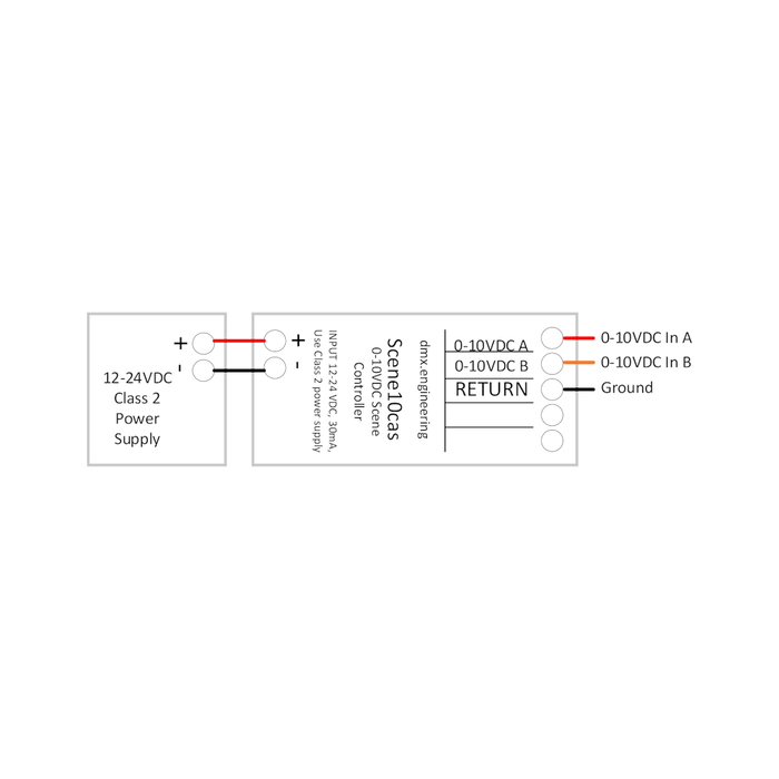 0-10VDC to Casambi Wireless Scene Selector ~ Model Scene10cas - Wired4Signs USA - Buy LED lighting online