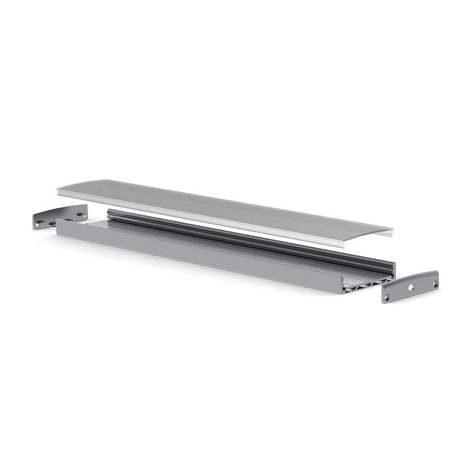 Surface Mount LED Strip Channel ~ Model SLW10 - Wired4Signs USA - Buy LED lighting online