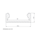 Surface Mount LED Strip Channel ~ Model SLW8 [Profile Only] - Wired4Signs USA - Buy LED lighting online