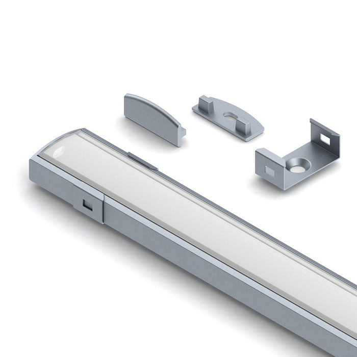 Surface Mount LED Strip Channel ~ Model SLW8 [Profile Only] - Wired4Signs USA - Buy LED lighting online