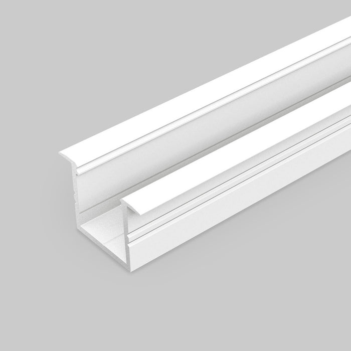 White painted Recessed LED channel