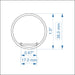 1.50" Round Polycarbonate LED Lighting Tube ~ Model Smokies38 - Wired4Signs USA - Buy LED lighting online